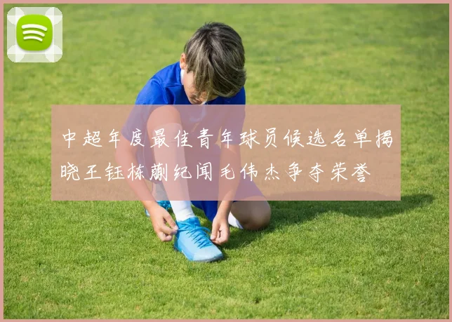 中超年度最佳青年球员候选名单揭晓王钰栋蒯纪闻毛伟杰争夺荣誉